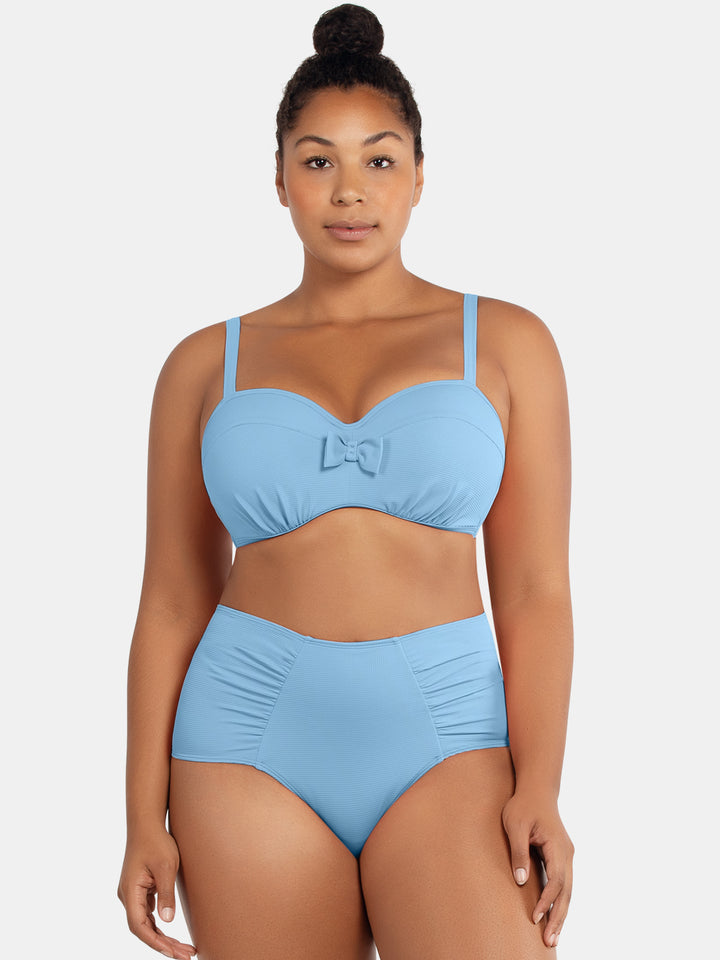 Vivien Highwaisted Swimwear Bottom - Dream Blue - S8165