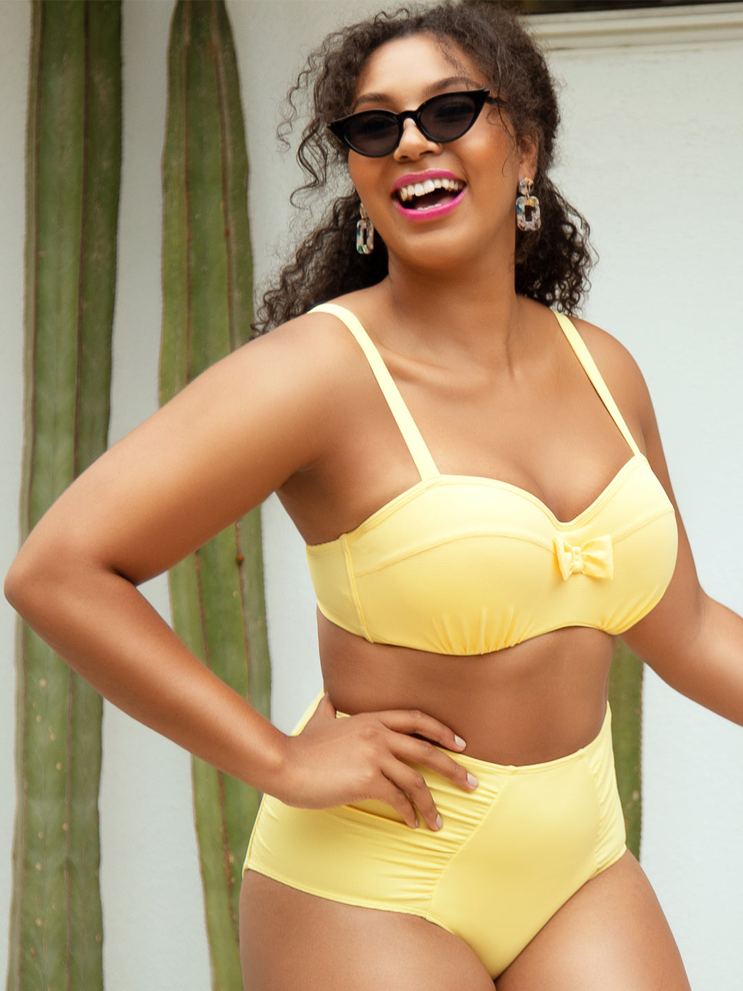 Buy Bikine From Parfait, Vivien Balconette Bikini Top - Lemon Drop