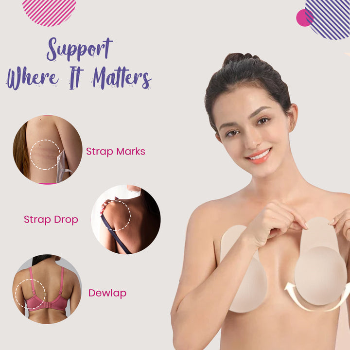 PARFAIT X PINQ POLKA-Breast Cups