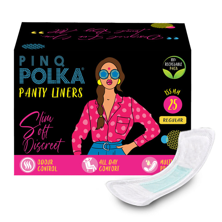 PARFAIT X PINQ POLKA-Panty Liners-(25 Pcs)