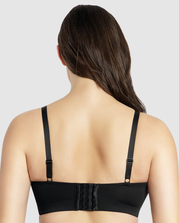 Erika Seamless Wirefree Nursing Bra-Black-P58611