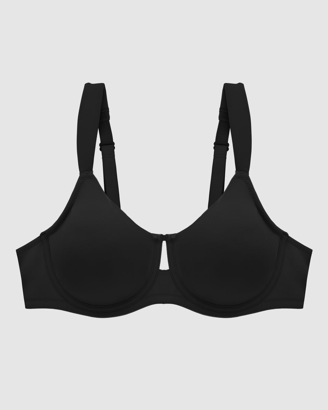 Erika Everyday Seamless Underwire T-Shirt Bra-Black- P58622