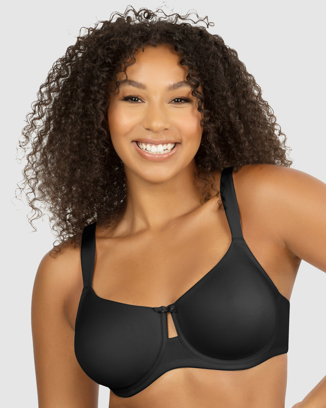 Erika Everyday Seamless Underwire T-Shirt Bra-Black- P58622