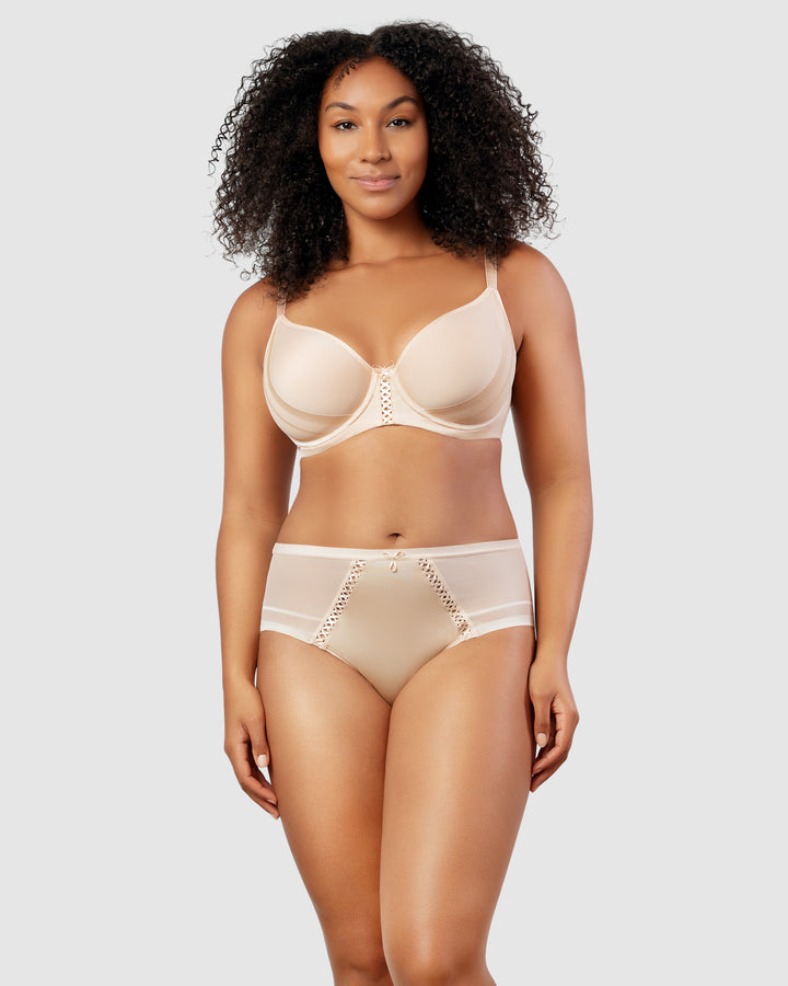 Shea Smooth & Seamless Spacer T-Shirt Bra-Bare-P6061