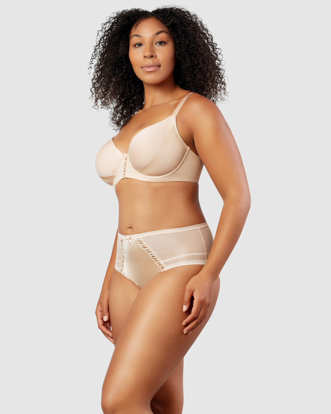 Shea Smooth & Seamless Spacer T-Shirt Bra-Bare-P6061