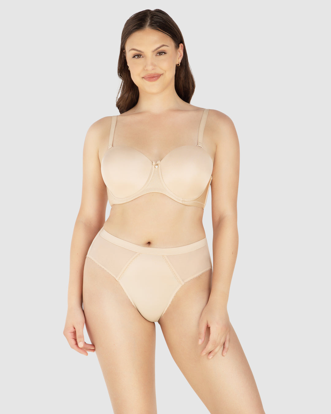 Elise Multiway Seamless Strapless Bra-Bare-P60915