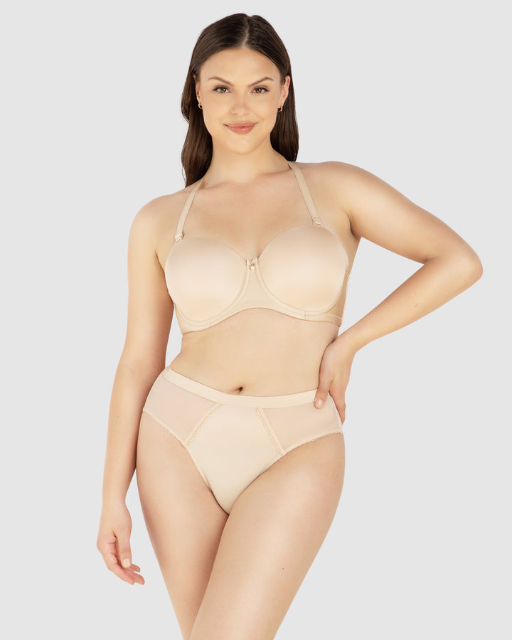 Elise Multiway Seamless Strapless Bra-Bare-P60915