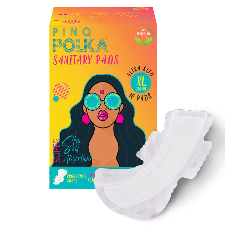 PINQ POLKA Sanitary Pad XL+XXL(20 Pcs)