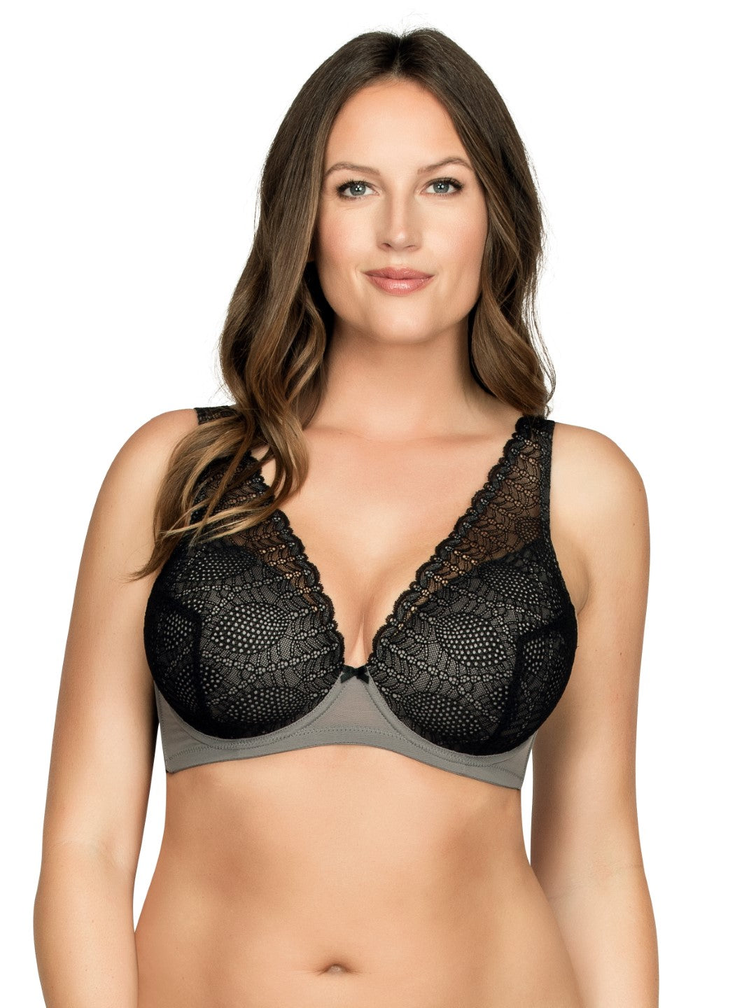 Buy PARFAIT Plus Size Black Solid Underwired Non Padded Everyday Bra P5412  - Bra for Women 10013589