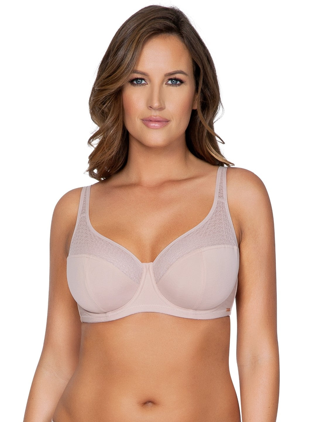 43% OFF on Sherry Beige Lycra Lace Non-padded Bra on Snapdeal