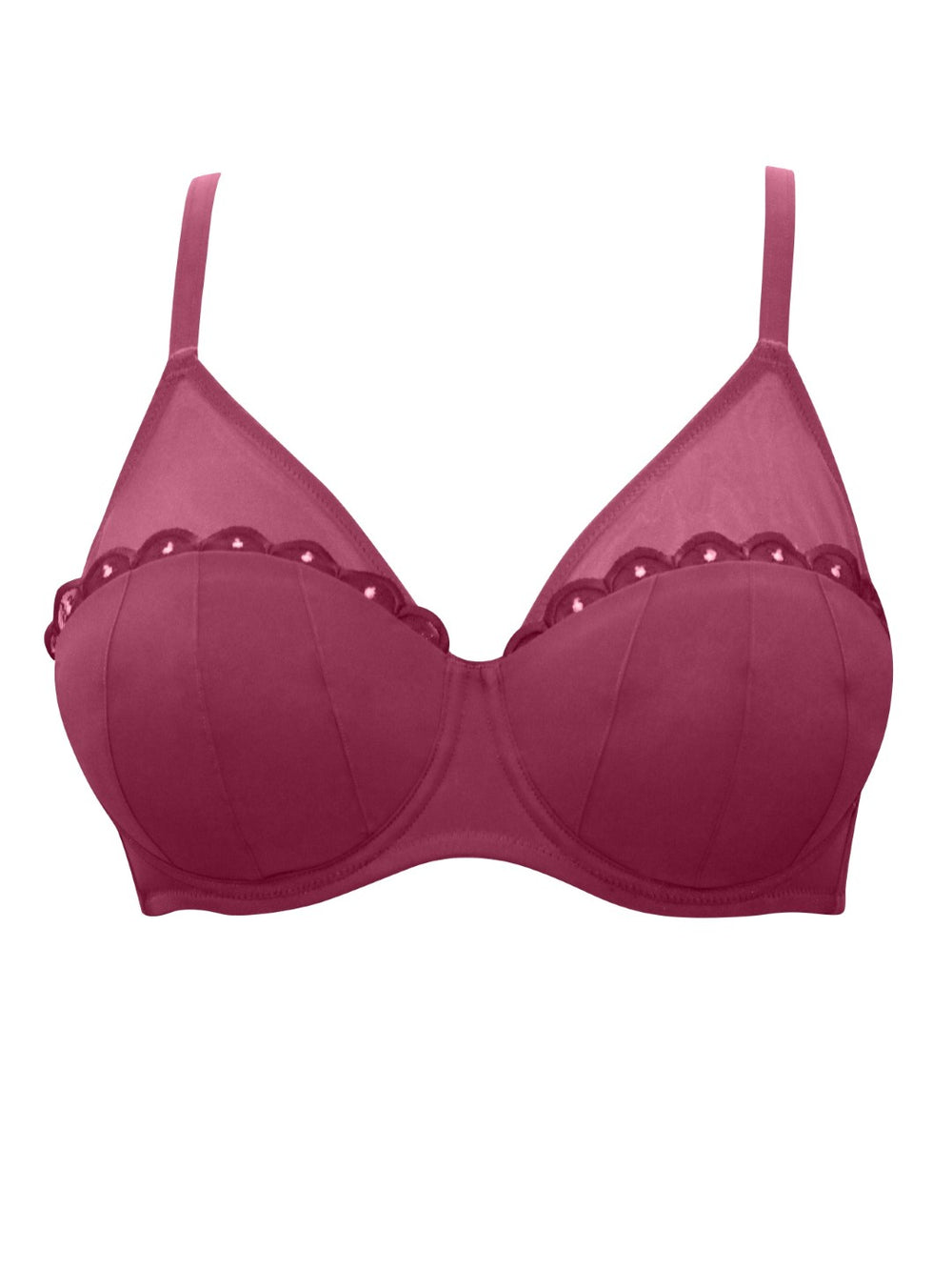 Paris Unlined wired demi bra