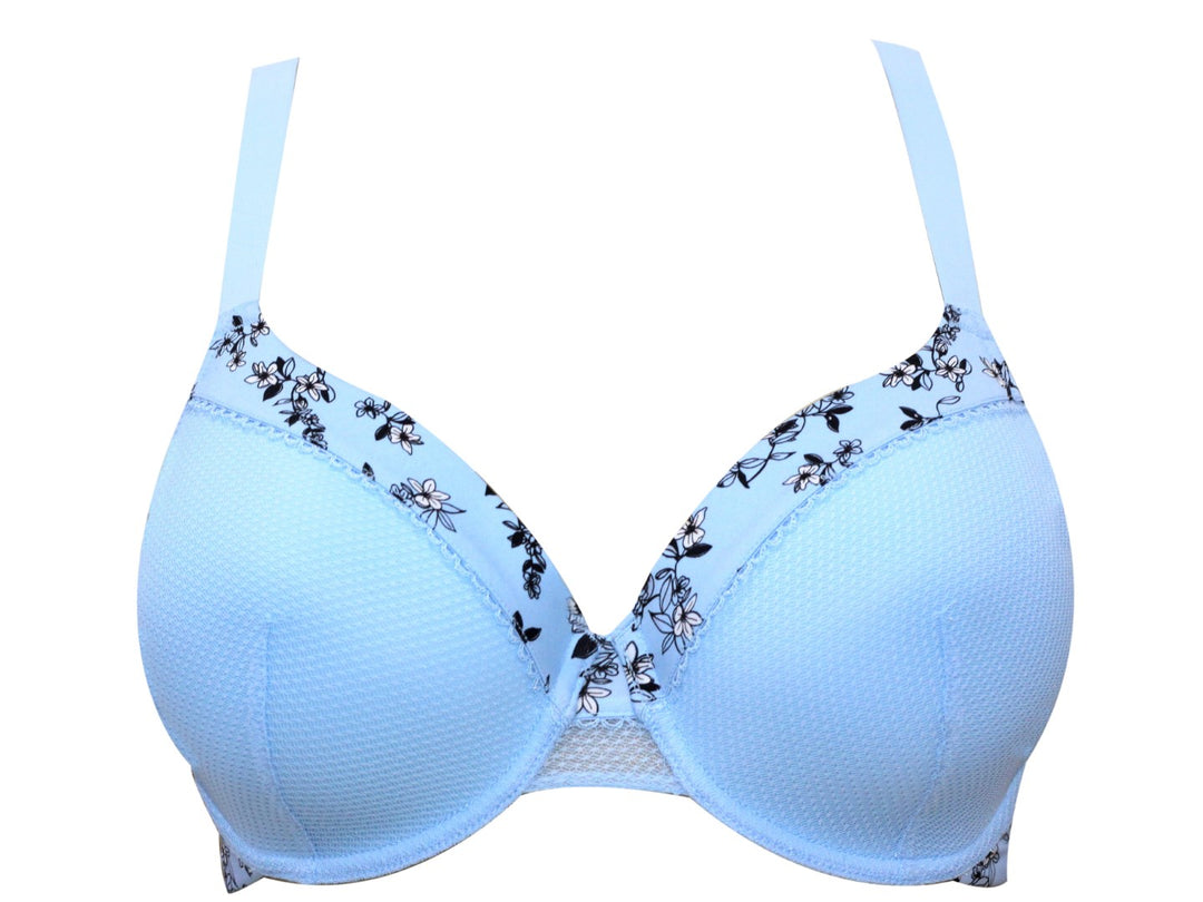 Buy Rainbow Bunny Italian Designed Bra for Indian Women - Padded - Floral  Print - Beach - Marriage - First Night (40) Blue at
