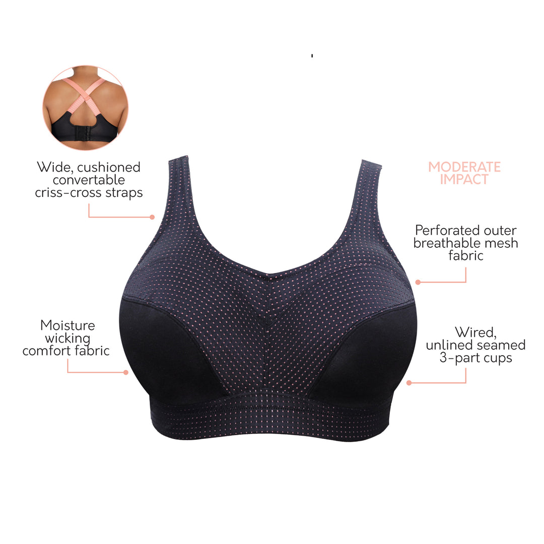 plus size support bras